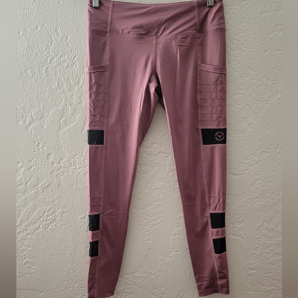 Virus Stay Cool Zepu Mesh Compression Leggings Size Small